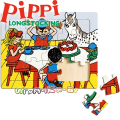 Micki Pippi Дървен пъзел в рамка 15 части Пипи Дългото чорапче